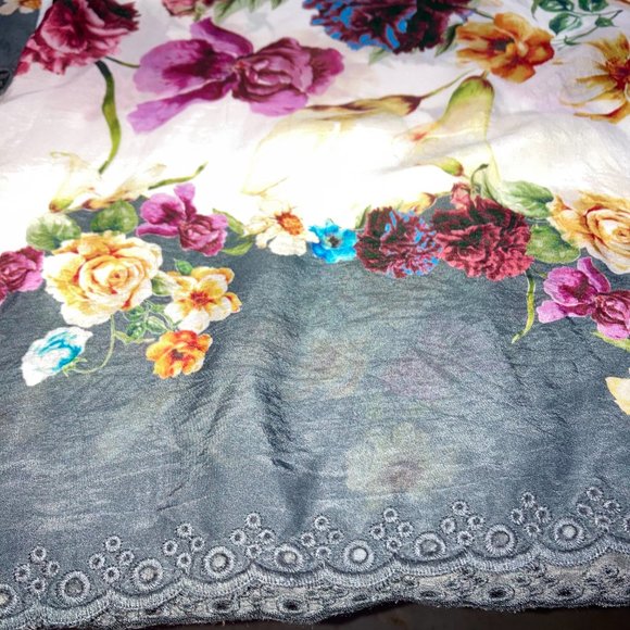 Johnny Was Floral Linden Top Tunic Boho Sz XS NWT C16219A-9 - Picture 6 of 12